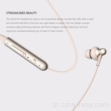 Xiaomi 1MORE E1024BT elegante fone de ouvido intra-auricular dual-dinâmico